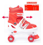 Patines Quad Ajustables de Malla · Tallas S y M