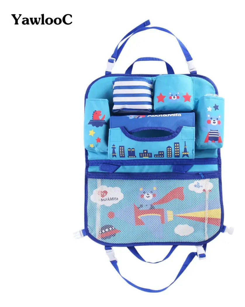 Organizador Infantil para Respaldo de Asiento de Auto · 54 × 41 cm