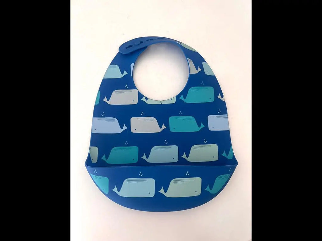 Pack de 3 Baberos de Silicona con Bolsillo Recolector