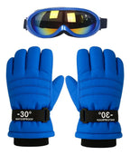 Guantes y Antiparras para Nieve · Talla Infantil 4 a 6 Años