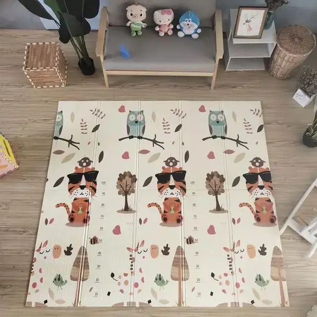 Alfombra Plegable Reversible con Bolso · 180 × 200 cm