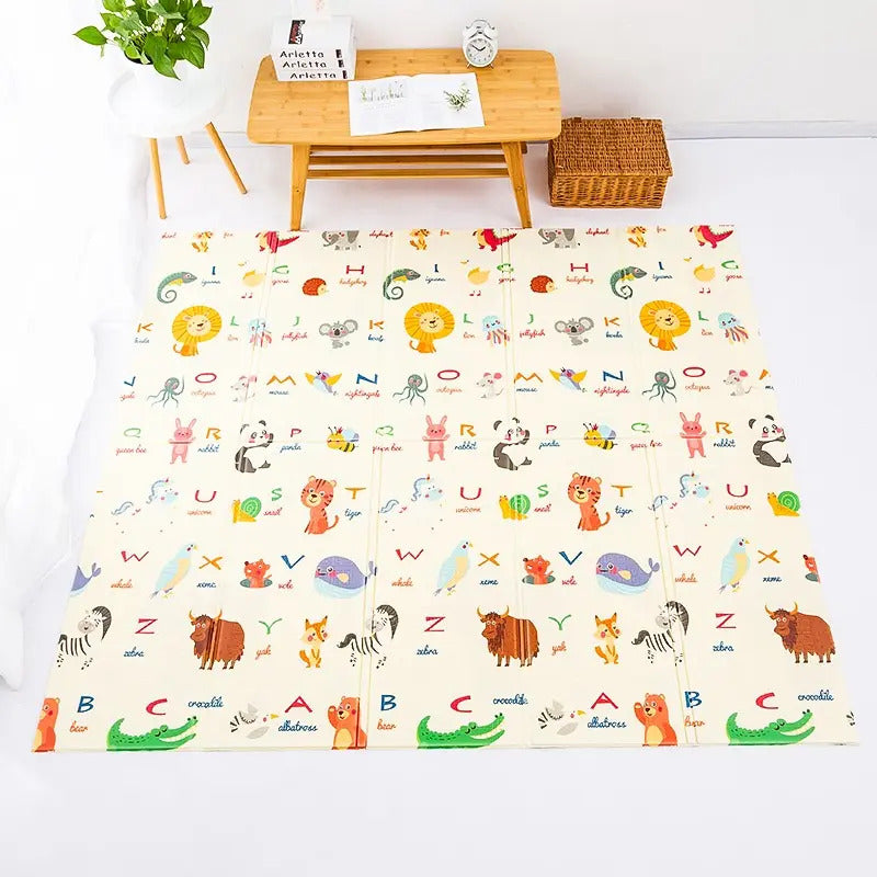 Alfombra Plegable Reversible con Bolso · 180 × 200 cm