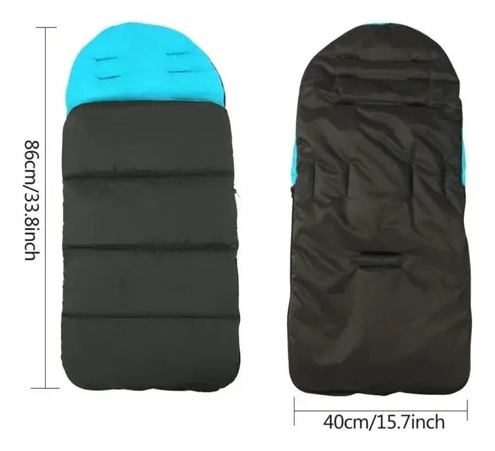 Saco Abrigado para Coche con Cierre · 88 × 40 cm