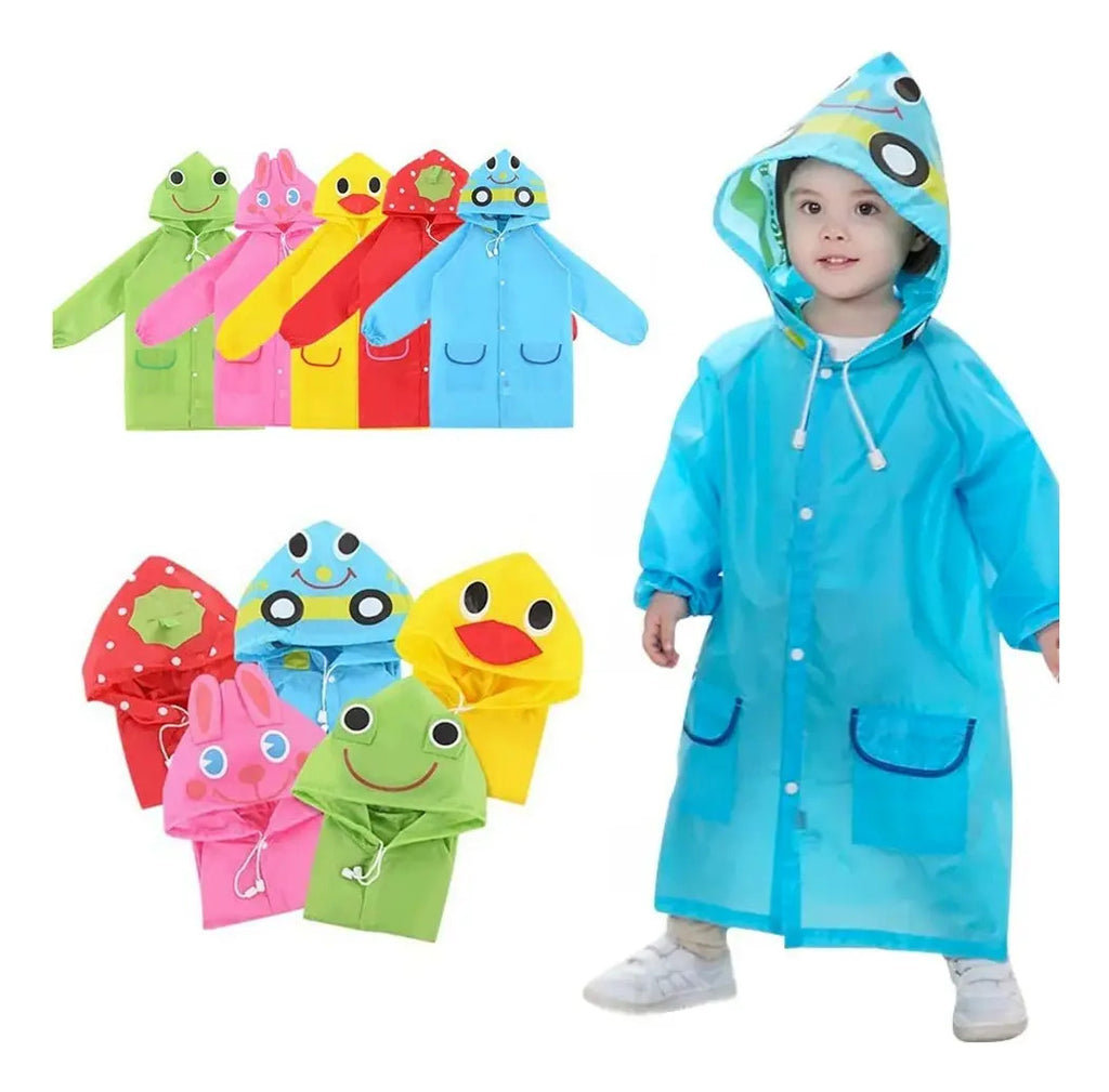 Poncho Impermeable Infantil con Capucha · Talla Única