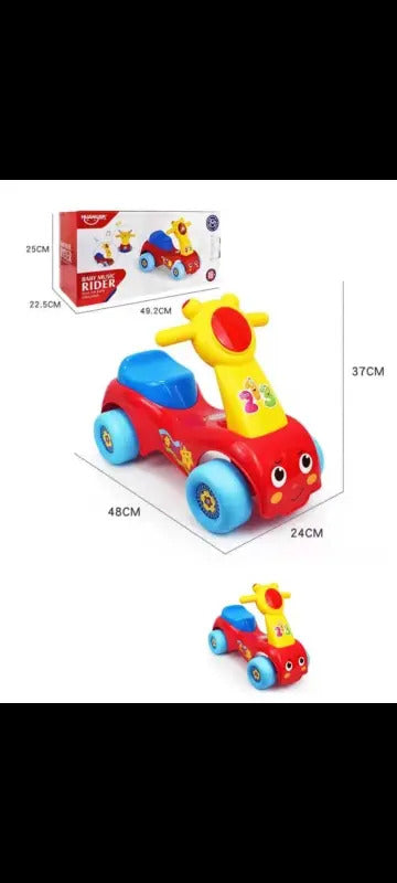 Correpasillos Infantil con Música · Rojo