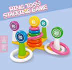 Juego de Aros para Lanzar y Apilar con Torres