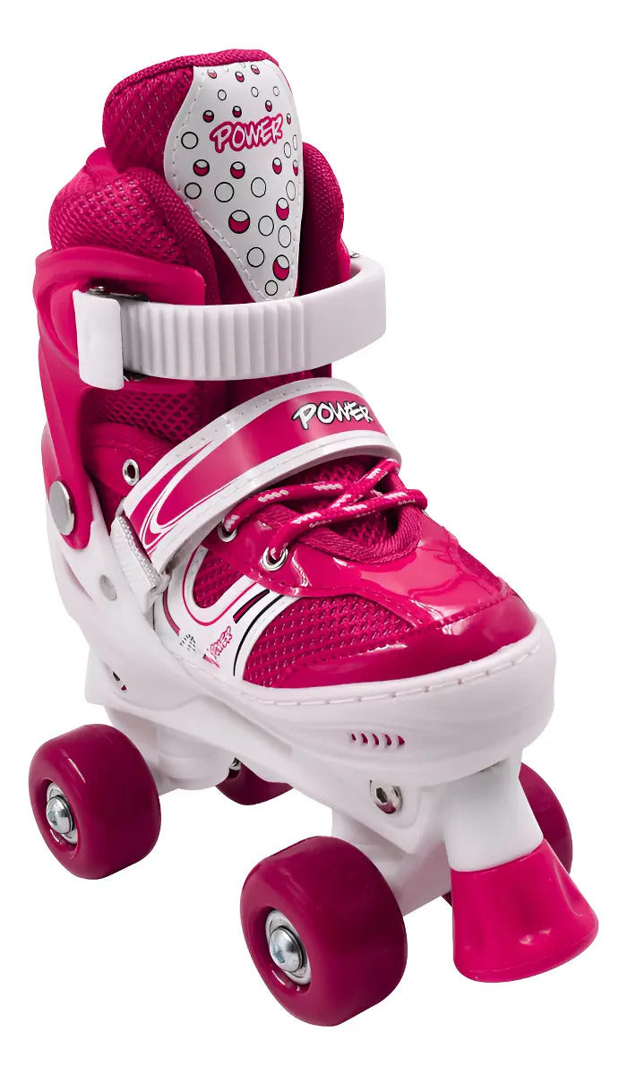 Patines Quad Ajustables de Malla · Tallas S y M