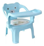 Silla Infantil Compacta con Bandeja · Rosa o Celeste