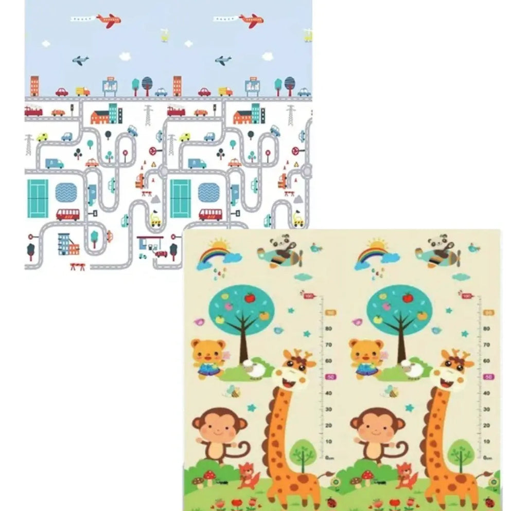 Alfombra Plegable Reversible con Bolso · 180 × 200 cm