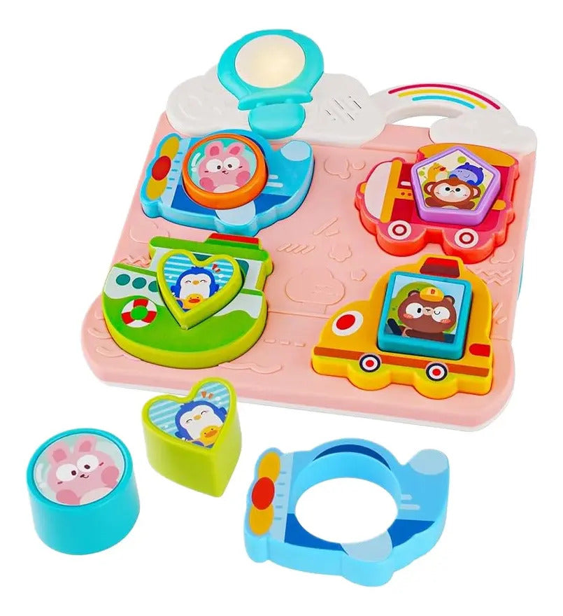 Tablero Musical de Encajes para Bebé · 9 Piezas