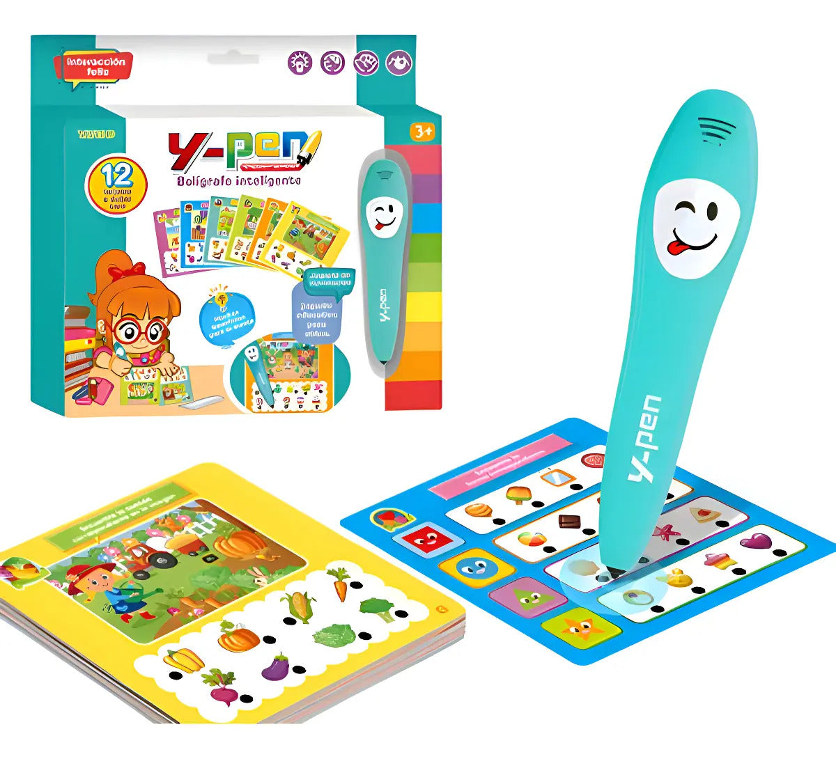 Lápiz Interactivo Educativo con Tarjetas Didácticas