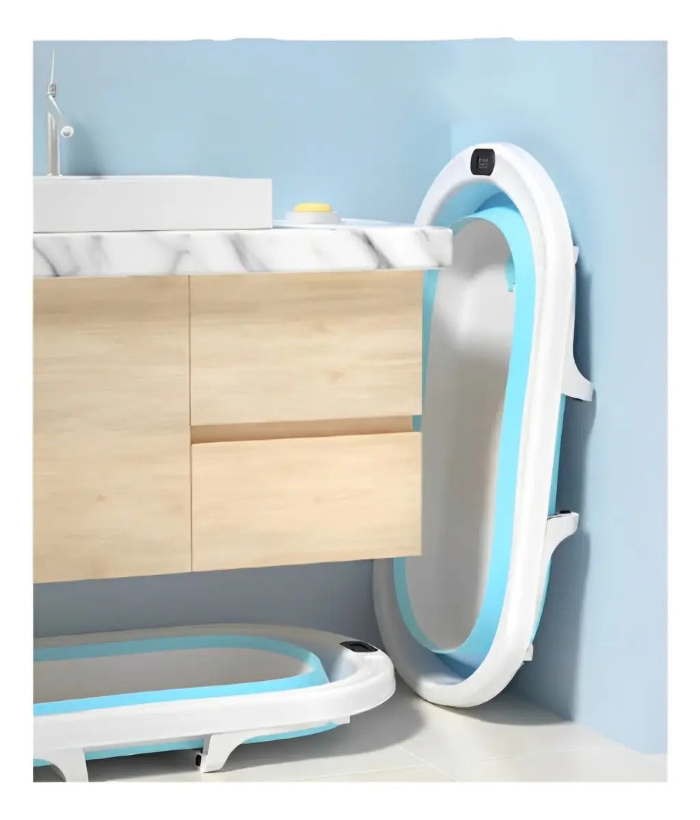 Bañera celeste, accesorios