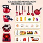Set de Cocina de Juguete con Utensilios · 61 Piezas