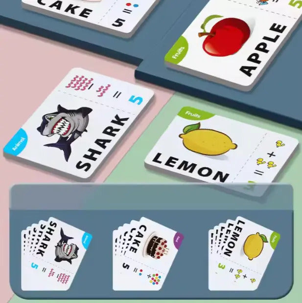 Balanza de Rana con Números, Letras y 32 Tarjetas