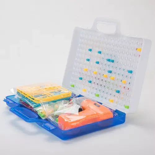 Juego de Herramientas con Taladro de Juguete · 258 Piezas