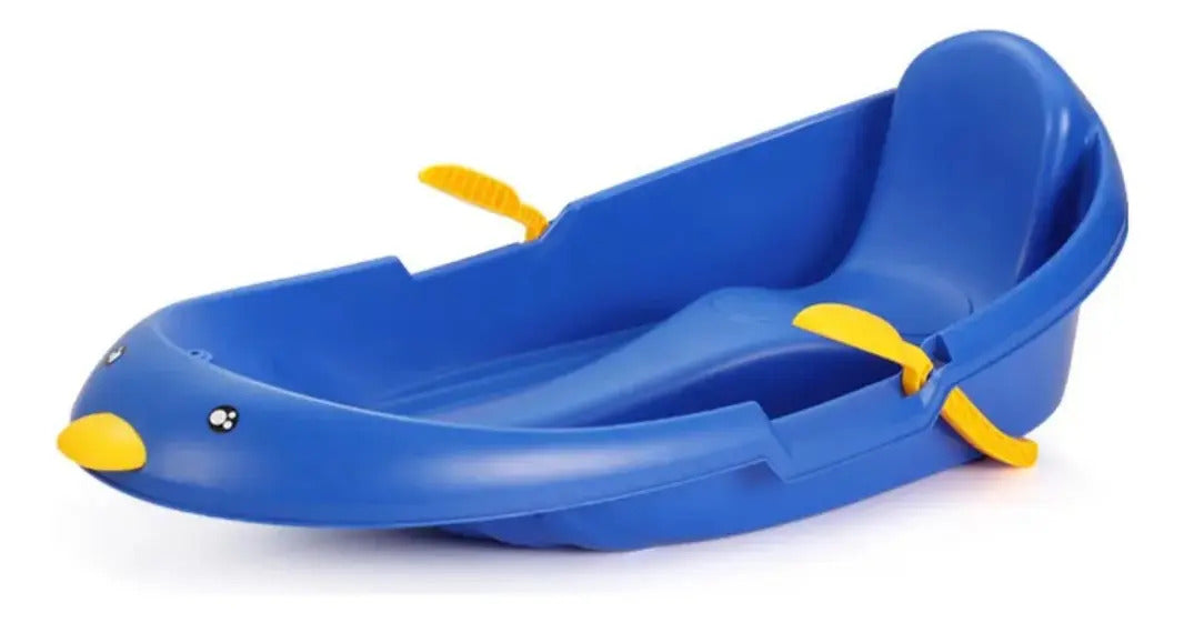 Trineo Infantil Diseño Pingüino con Frenos