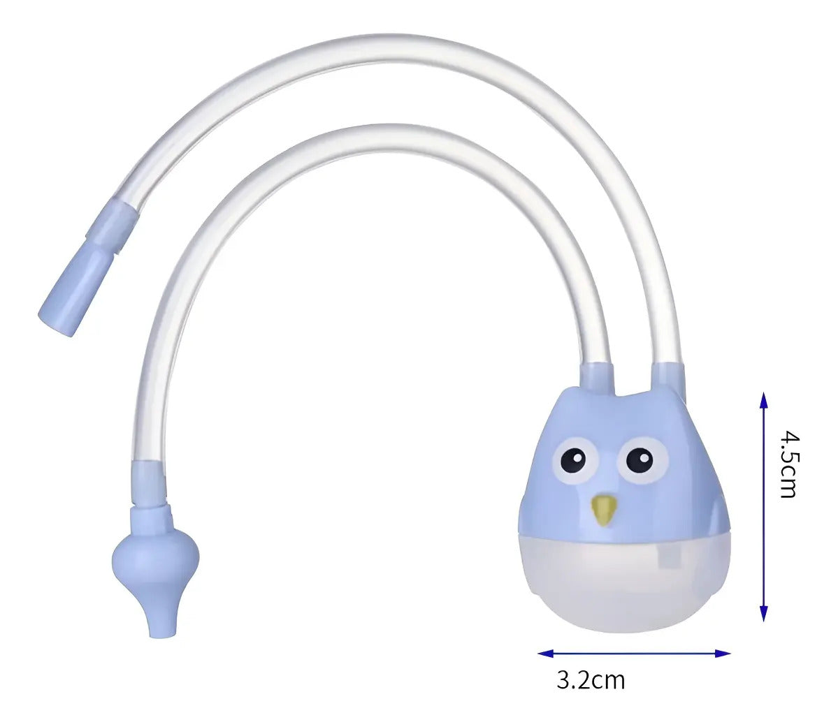 Aspirador Nasal Manual para Bebé · Diseño Búho