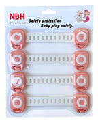 Seguros Adhesivos Ajustables para Cajones · Pack de 4 u 8