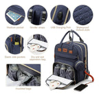 Mochila Pañalera con Mudador Desplegable y Puerto USB