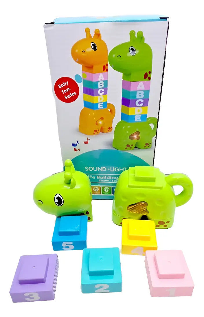 Jirafa Musical Apilable con Bloques Numerados
