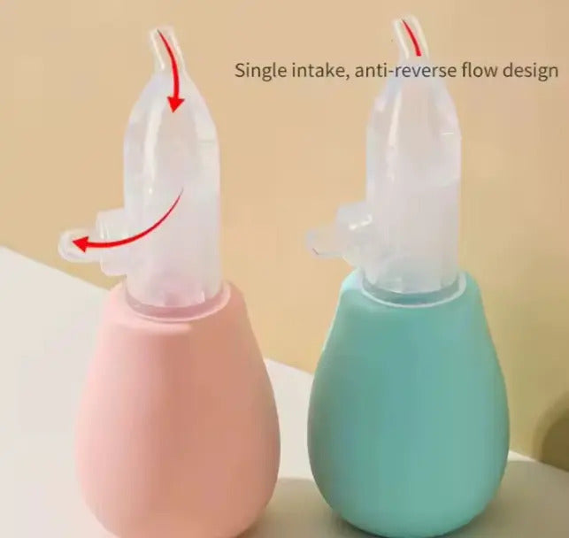 Set de Aspirador Nasal Manual y Pinza para Bebé