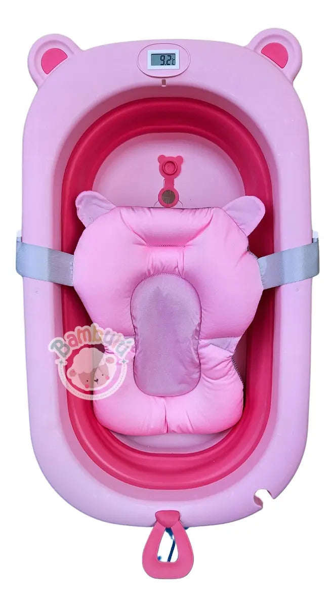 Kit de bañera rosa, detalle
