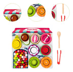 Juego Didáctico de Frutas de Madera