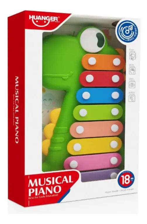 Xilófono Musical de Dinosaurio para Bebé