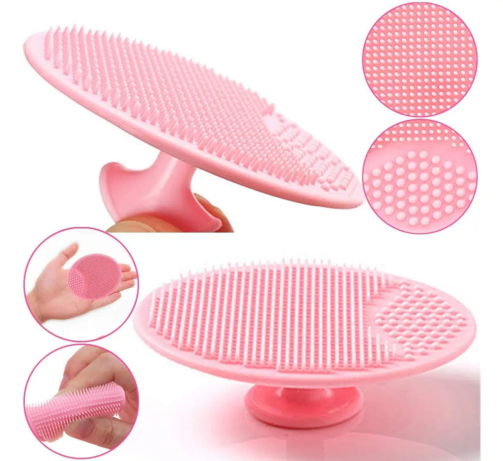 Set de 3 Cepillos de Silicona para Baño