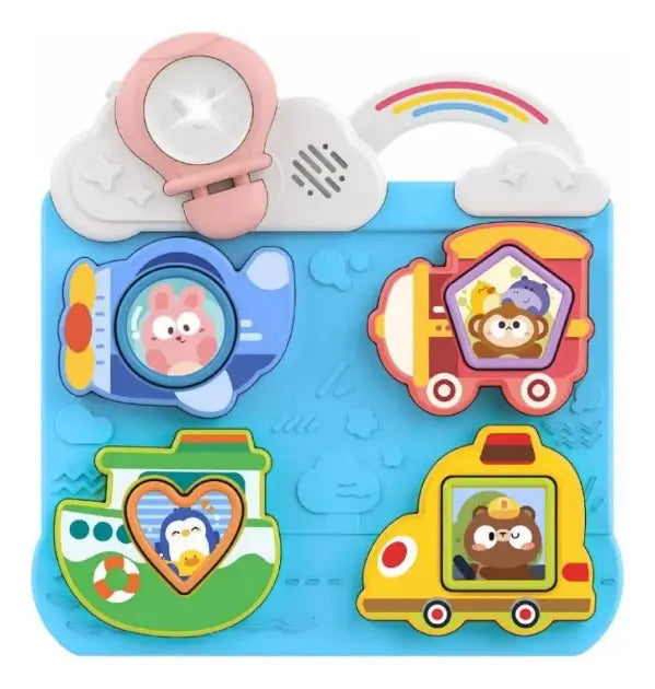 Tablero Musical de Encajes para Bebé · 9 Piezas
