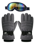 Guantes y Antiparras para Nieve · Talla Infantil 4 a 6 Años