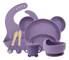 Set de Alimentación de Silicona Diseño Osito · 6 Piezas