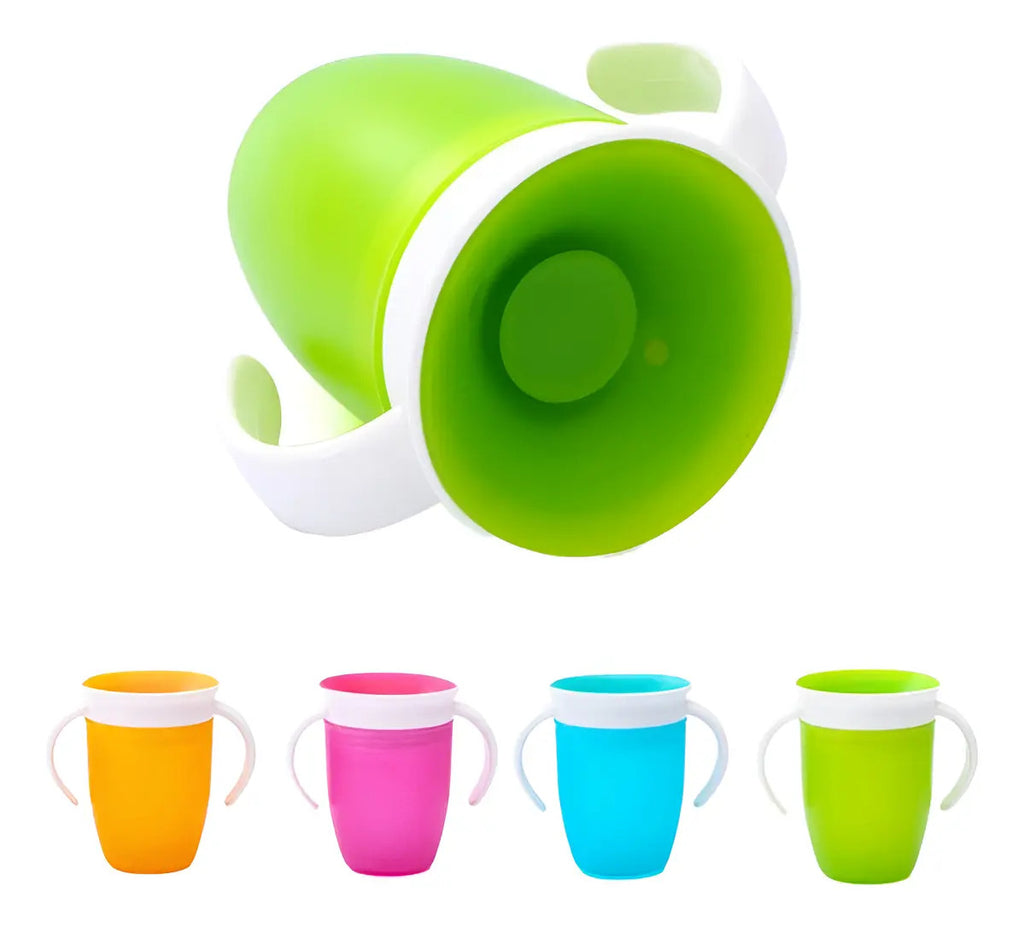 Vaso de Aprendizaje 360° con Asas y Tapa