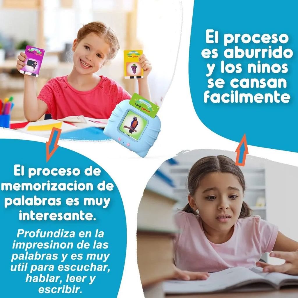 Lector de Tarjetas Interactivo en Español e Inglés · 112 Tarjetas