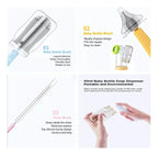 Kit Portátil 6 en 1 de Cepillos para Mamaderas