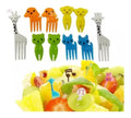 Pack de 10 Mini Tenedores de Animales para Colaciones