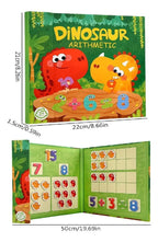 Libro Sensorial Juego Matemático Montessori Dinosaurios