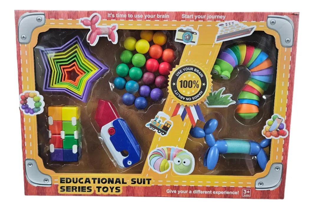 Kit/set Sensorial Antiestrés 6 Piezas Gav
