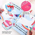 Libro De Tela Sensorial Para Bebe Unicornio