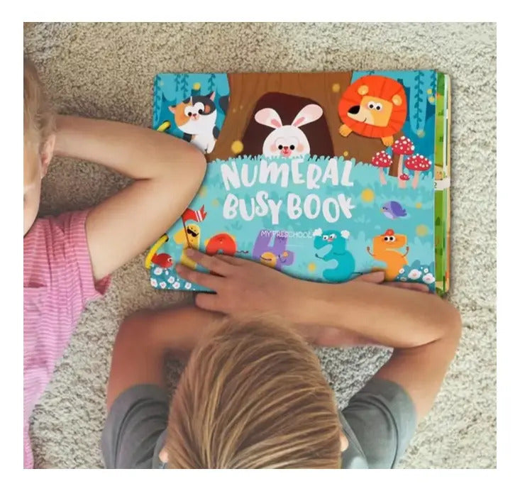 Libro Sensorial Didáctico Montessori Con Velcro Niños