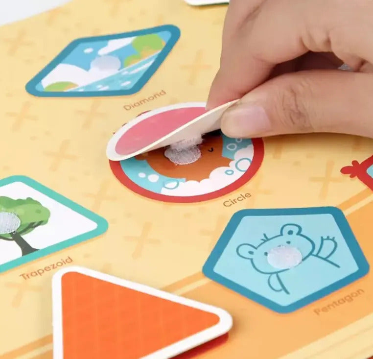 Libro Sensorial Didáctico Montessori Con Velcro Niños