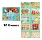 Libro Sensorial Didáctico Montessori Con Velcro Niños