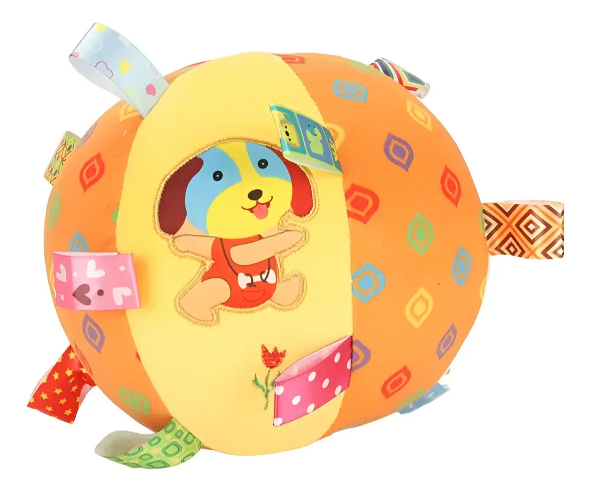 Pelota De Peluche Sonajero Juguete Suave Sensorial Para Bebé