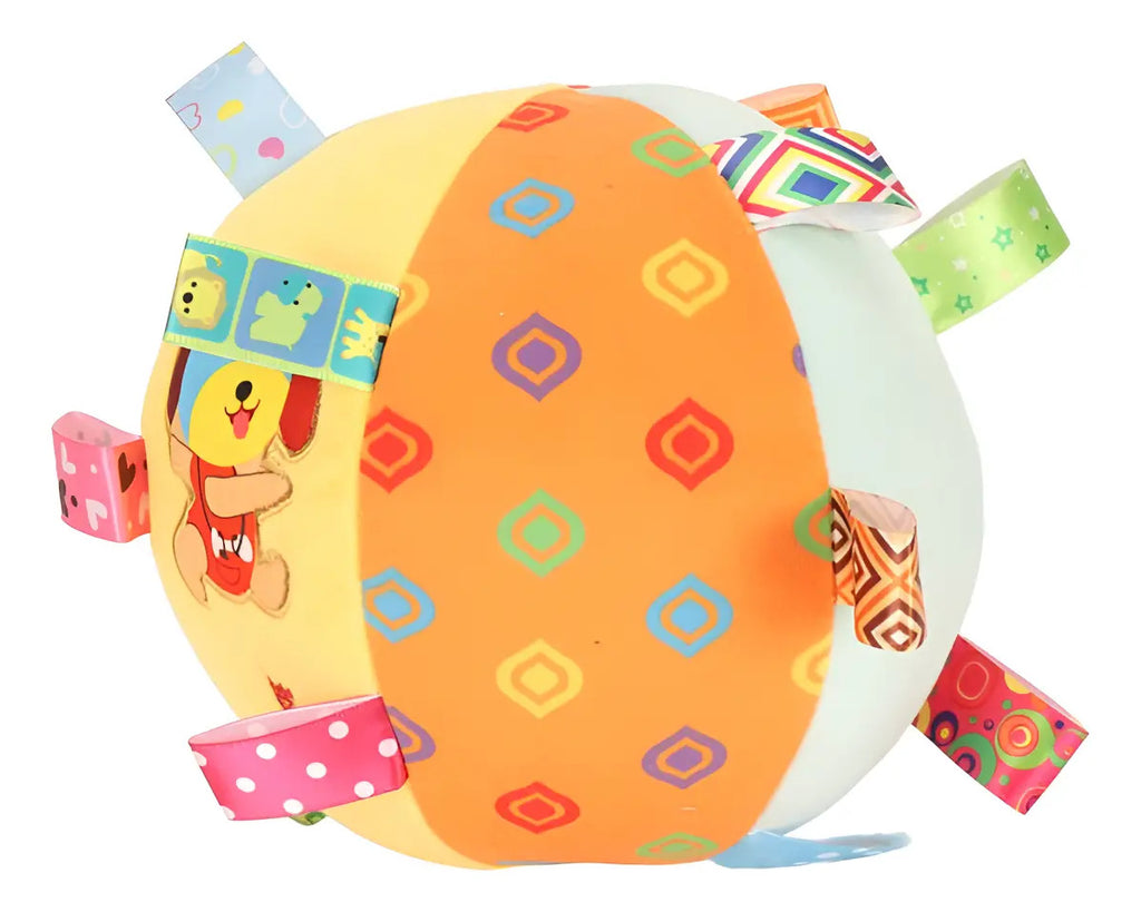Pelota De Peluche Sonajero Juguete Suave Sensorial Para Bebé
