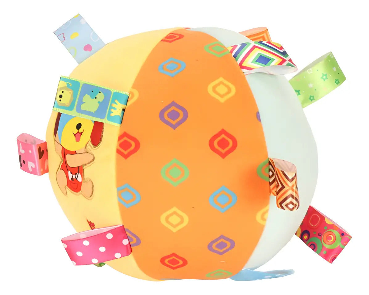 Pelota De Peluche Sonajero Juguete Suave Sensorial Para Bebé