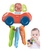 Juguete Musical Mordedor Sensorial Autito Para Bebe