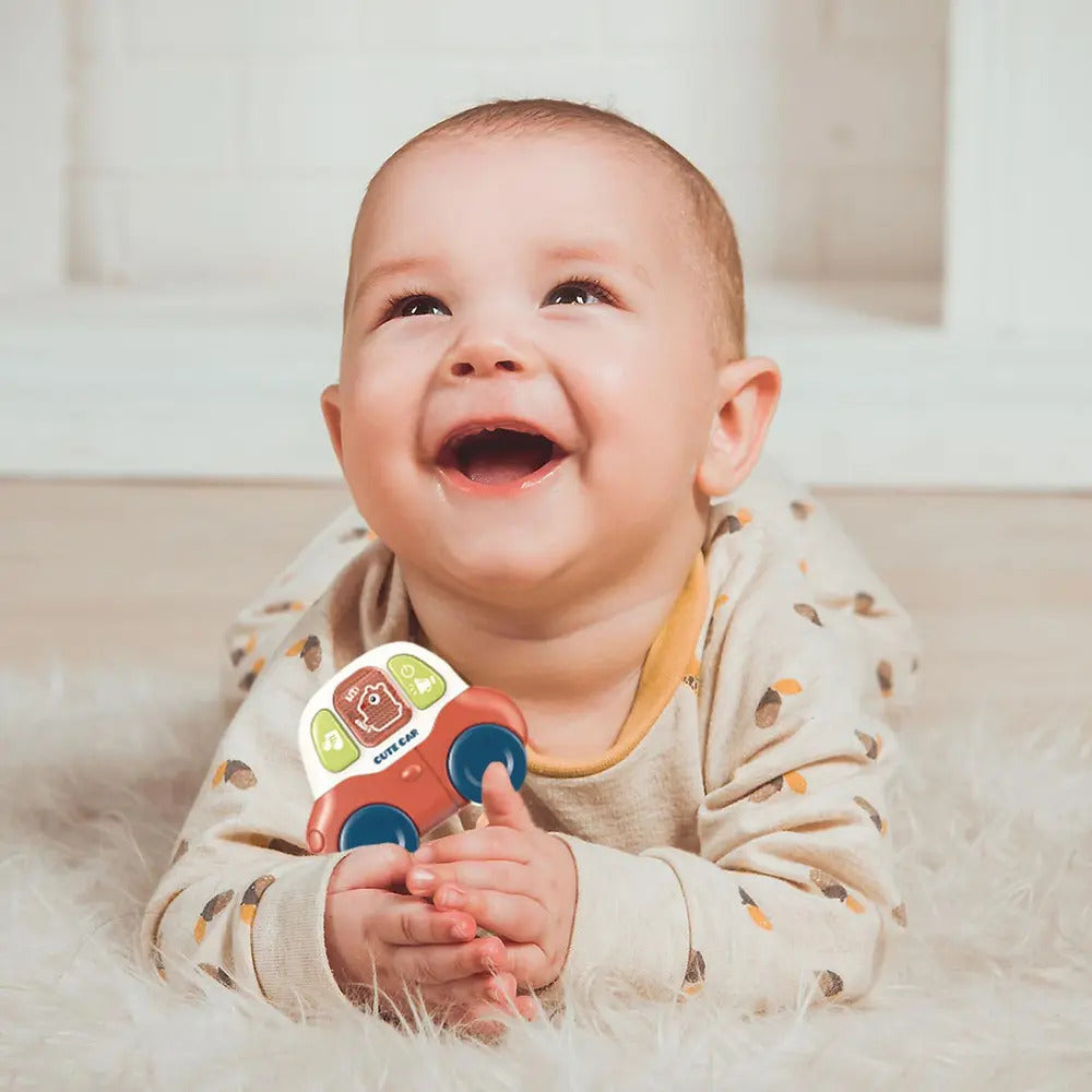 Juguete Musical Mordedor Sensorial Autito Para Bebe
