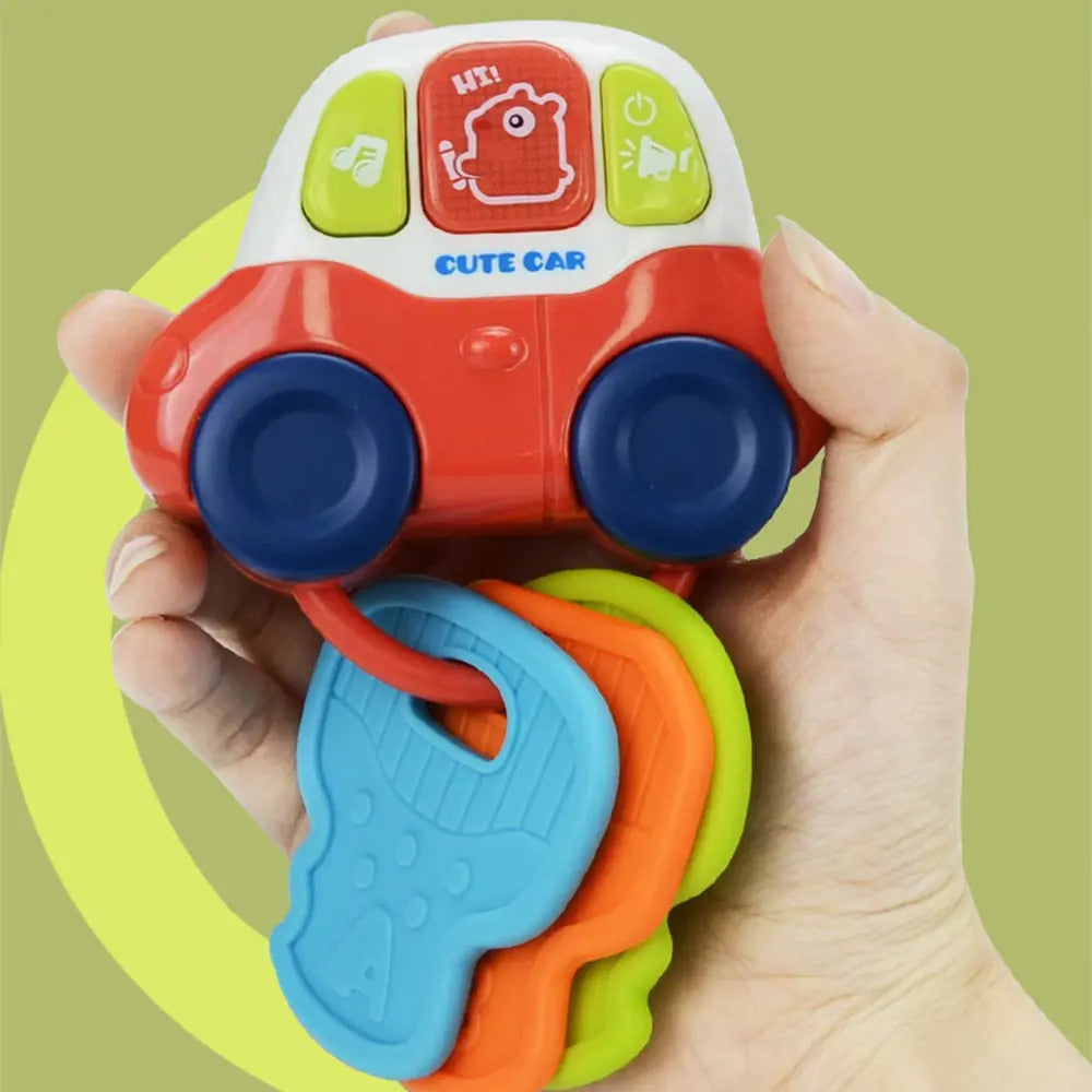 Juguete Musical Mordedor Sensorial Autito Para Bebe