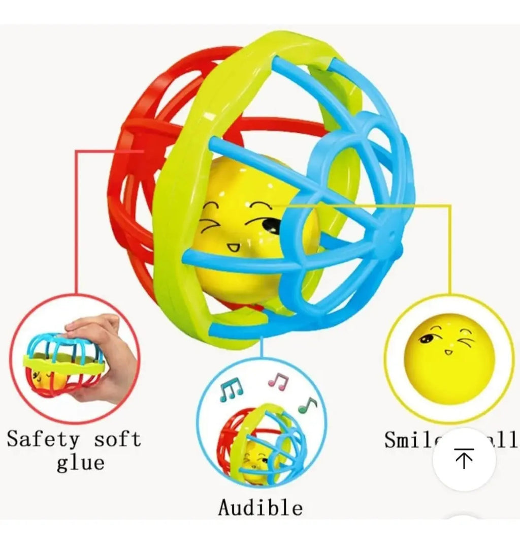 Set 5 Sonajeros Mordedores Sensorial Para Bebes