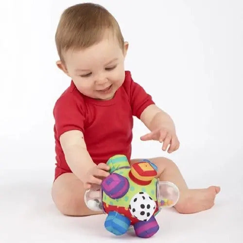 Pelota Sensorial Sonajero Bebes Juguete Estimulacion